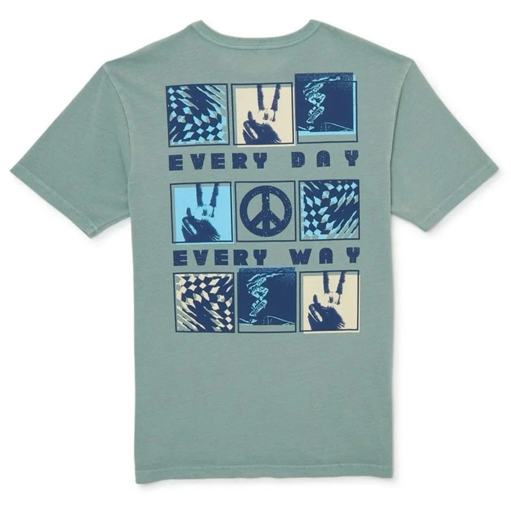 Wonder Nation Boys Elevated Green Graphic Short Sleeve Tee Shirt